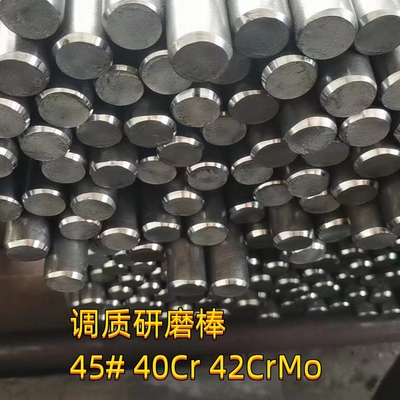 EN10204/3.1 Alloy Steel Grinding Rod 42CrMo4+QT Ø30mm X 2.5m Long HRC28-32
