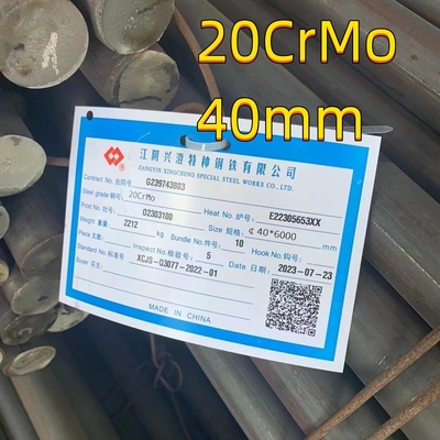 JIS Steel Round Hot Rolled SAE4120 20CrMo 25CrMo4 DIN 1.7218 DIN EN 10083-3