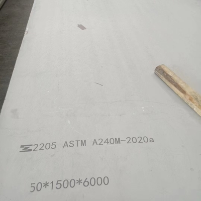 ASTM A240 S32205 S31803 2205 Duplex Stainless Steel Plate Hot Rolled  20*2000* 6000mm