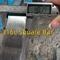 DIN1.4404 SUS316L Stainless Steel Square Bar 25.4*25.4mm Length 3000mm
