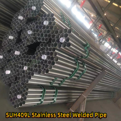 SUS 409L ERW Stainless Steel Welded Pipe Annealed Size 31.8 * T1.0* 5800