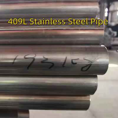 SUS 409l Stainless Steel Welded Pipe Chemical Standard Size 60.5 * T1.2* 5800