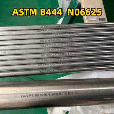 UNS N06625 Seamless Pipe ASTM B444 Nickel Alloy Inconel 625 Corrosion Resistant 21.3*2.77