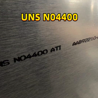 ASTM B127 Nickel Copper Alloy Plate UNS N04400 Monel 400 0.5 - 3*1219*2438mm