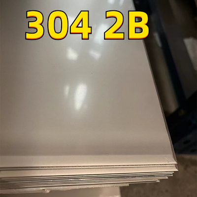 SUS304 Stainless Steel Sheet Din 1.4301 Grade 2B Matt Finish 60mm