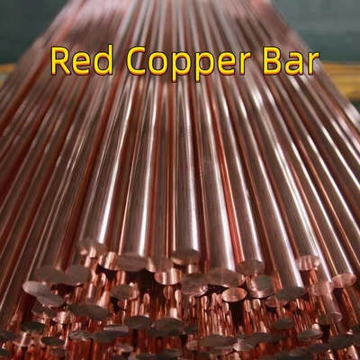 C10100 Oxygen Free Round Bar Red Copper 99.9% Pure Od 80mm For Industrial