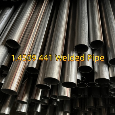 AISI 441 Stainless Steel Welded Pipe 60mm X Thk 2,0mm X 6000mm 1.4509 18% Cr