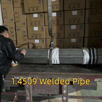 1.4509 Ss Welded Pipe OD 89mm 1.5 Mm Thickness 1.4510/1.4512/1.4513 For Exhaust Systems