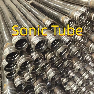 ERW Weld Steel Sonic Tube Test For Bridge Socked Welding Connect