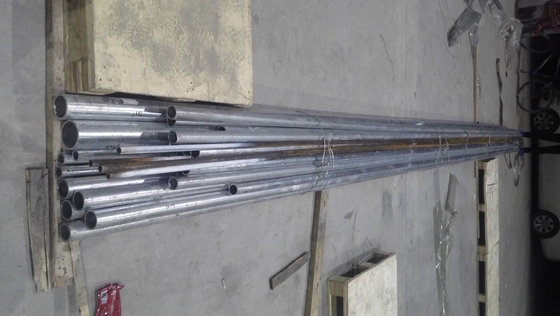 Construction Material ASTM A53 Schedule 40 Galvanized Steel Pipe , GI Steel Tubes Zn Coating 60-400g/M2