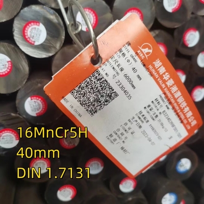 Bearing Steel Q+T Hardness 16MnCr5 Steel Round Bar EN10084 DIN 1.7131 OD 20 - 500mm