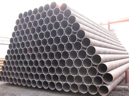 Weld / Seamless Carbon Black Steel Pipe Astm53 Astm A53 Thickness 5mm - 80mm