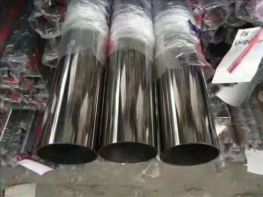 201 ASTM A269 201 INOX Stainless Steel Welded Pipe Mirror Finish For Decoration