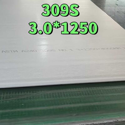 Hot Rolled  ASTM A240 309S Stainless SteelPlates 3.0*1250*3000MM High Temperature Corrosion