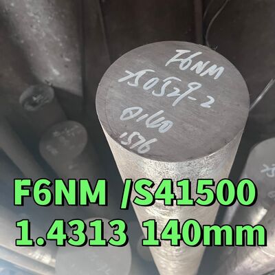 ASTM A182 F6NM Stainless Steel EN1.4313 UNS S41500 Super Martensitic Round Bar & Forging