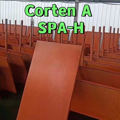 Corten A Weathering Steel Plate SPA-H 6mm 10mm 20mm ASTM A242 Atmospheric Corrosion Resistant Sheet