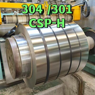 SUS 301 CSP-H Full Hard Stainless Steel Coil Strip 0.1-3.0mm With Slit Edge