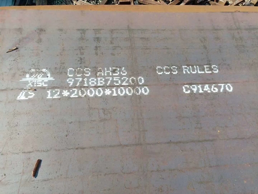 High Strength AH36 / DH36 / EH36 Shipping Steel Plate 1.5-100 Mm Thickness