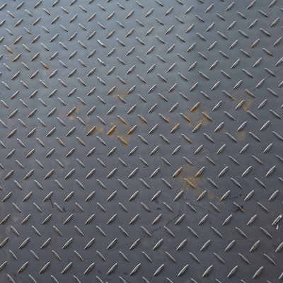 A36 Ss400 Hot Rolled Steel Sheet Mild Carbon Diamond Checkered 3.0*1260*6000mm