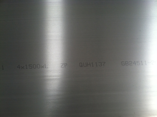Brushed Stainless Steel Plate / 304 SS Sheet hot rolled With PVC Film