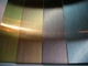 Copper Hair Line Stainless Steel Sheet Mirror 0.3-6MM Thickness Cold Rolled