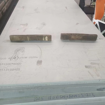 Duplex S32750 Stainless Steel Plate 50.0mm Hot Rolled ASTM EN GB Standard