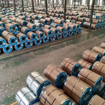 Cold Rolled Galvanized Steel Strip Coils Slit Edges DC01 EN 10130 / 10131 Slightly Oiled