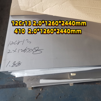 420J2 Stainless Steel Sheet Metal  thickness 0.60mm 0.70mm In Stock 1220*2440MM For Knives