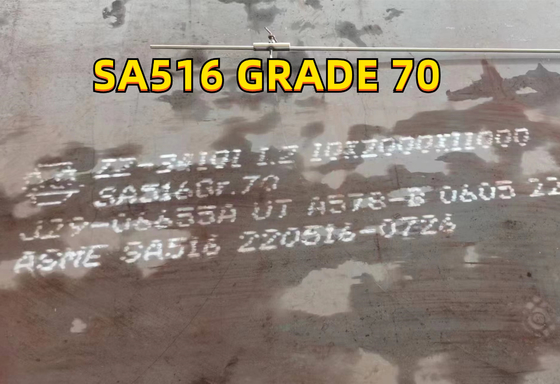 Boiler And Pressure Vessel Steel Baffle Plate ASTM A516 GR70 16mm