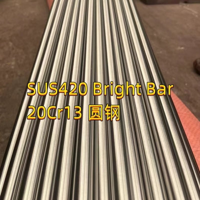 SUS420 Stainless Steel Bar Round Rod 1.4037 X65Cr13 AISI 420 11.6 H11 Length 3m