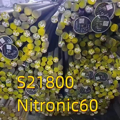 OD 18MM Round Stainless Steel Bar S21800 Nitronic 60 High Strength