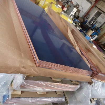 C10100 Red Copper Plate Sheet 3mm*1000*2000mm Pure For Electrical Cables