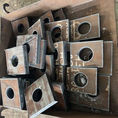 ASTM A516 Boiler Steel Plate Gr.70 Normalized 14mm Cutting Square Flange Ring