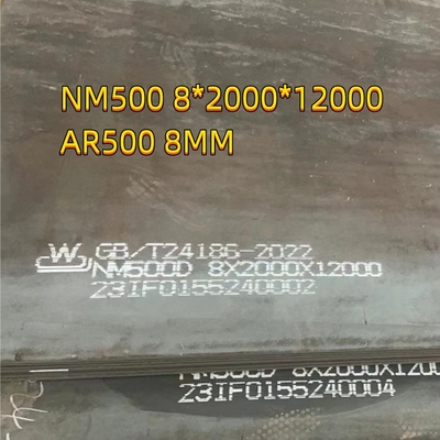 Wear-Resistant NM500 Armor Ar500 Plate 12 Mm  Length 2440 Mm Width1220 Mm