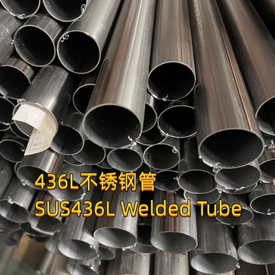 SUS436L Stainless Steel Pipe Inox Welded Tube For Exhaust In Automotive