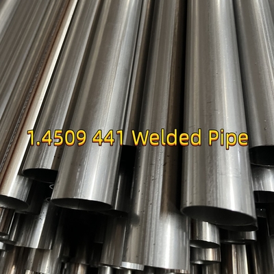 AISI 441 Stainless Steel Welded Pipe 60mm X Thk 2,0mm X 6000mm 1.4509 18% Cr