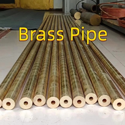 5&quot; Yellow Copper/Brass Pipe Extra Strong Weight Hpb66-0.5 C33000 Hpb63-3 C35600 Cuzn35pb1 Cw600n Brass Hollow Bar