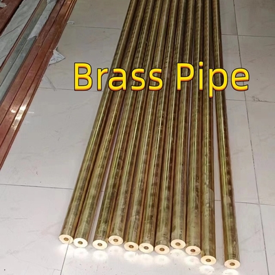 5" Yellow Copper/Brass Pipe Extra Strong Weight Hpb66-0.5 C33000 Hpb63-3 C35600 Cuzn35pb1 Cw600n Brass Hollow Bar