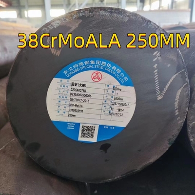 Alloy Hot Rolled Steel Round Bar 38CrMoAl DIN 1.8509 41CrAlMo7-10 130mm