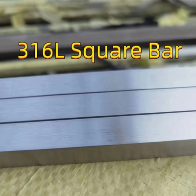 DIN1.4404 SUS316L Stainless Steel Square Bar 25.4*25.4mm Length 3000mm