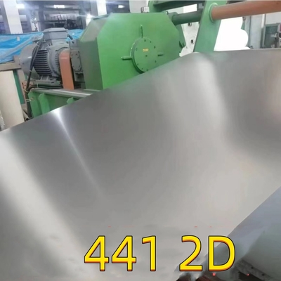 Aisi 441 1.4509 0.8 mm Stainless Steel Sheet 2D Surface 1220*2440mm For Automotive Industry