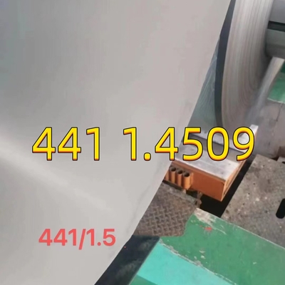Aisi 441 1.4509 0.8 mm Stainless Steel Sheet 2D Surface 1220*2440mm For Automotive Industry