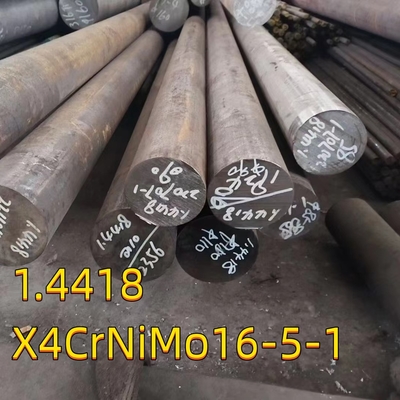 En DIN1.4418 X4CrNiMo16-5-1 Stainless Steel Round Bar Quenched And Tempered QT900 90MM