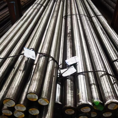 1.6582 / 34CrNiMo6 Steel Round Metal Bar Quenched And Tempered Alloy Engineering Steel OD 90mm