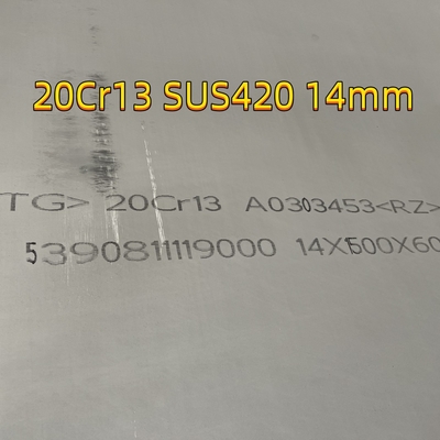 AISI 420 Sheet  TISCO 20Cr13 SUS420J1 430J2  DIN 1.4021 Stainless Steel Plate 10-50mm