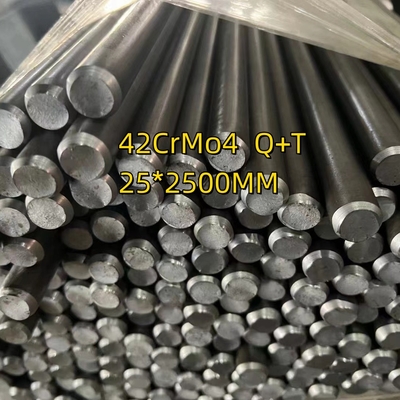 42CrMo AISI 4140 Steel Specification Φ16x2500mm Cold Drawn Alloy Steel 42CrMo4 Normalized  Quenched