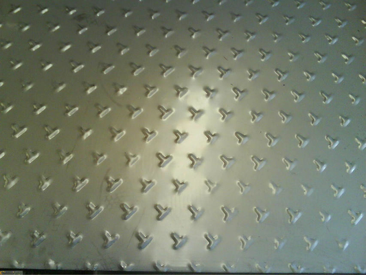 Checkered Finish Embossed Stainless Steel Sheet For Decorative