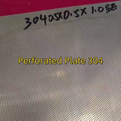 Perforated Sheet Stainless Steel 304 0.5MM THK X HOLE Ø0.5MM X PITCH 1MM X W1000MM X2000MM