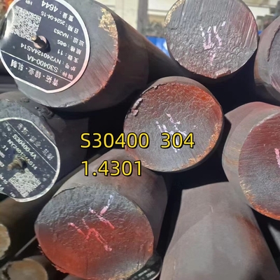 4-6m Length ASTM A276  TP304 1.4301 Stainless Steel Round Bar With Black Surface