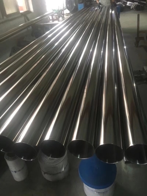 Cold Rolled 32&quot; Sch 10s Xm-19 Nitronic 50 Stainless Steel Welded Pipe Bright Color